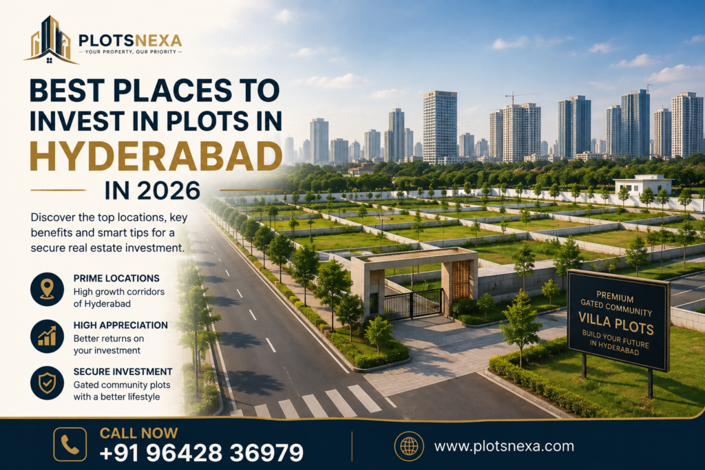 Best Places to Invest in Plots in Hyderabad in 2026 Best places to invest in plots in Hyderabad in 2026