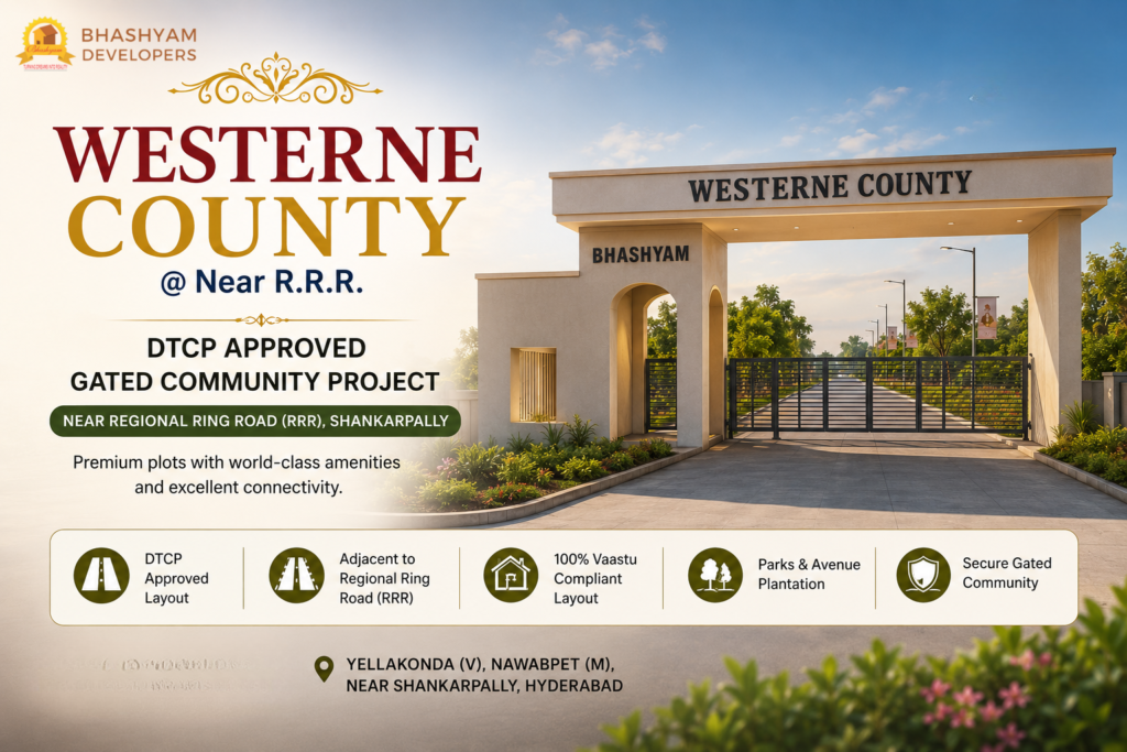 Why Shankarpally Is Becoming a Popular Location for Plot Investment in Hyderabad in 2026 Shankarpally plots in Hyderabad