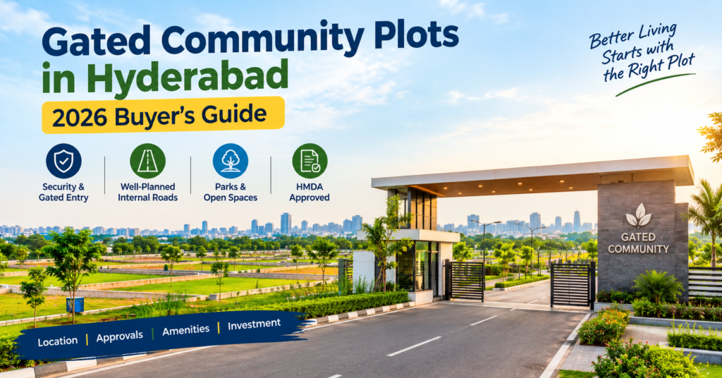 Gated community plots in Hyderabad