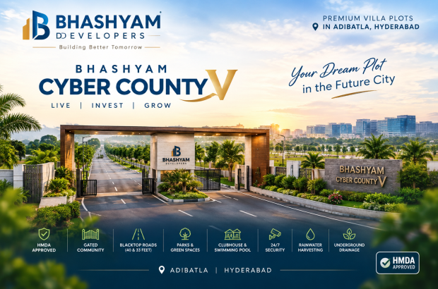 Bhashyam Developers Cyber County V gated community in Adibatla Hyderabad